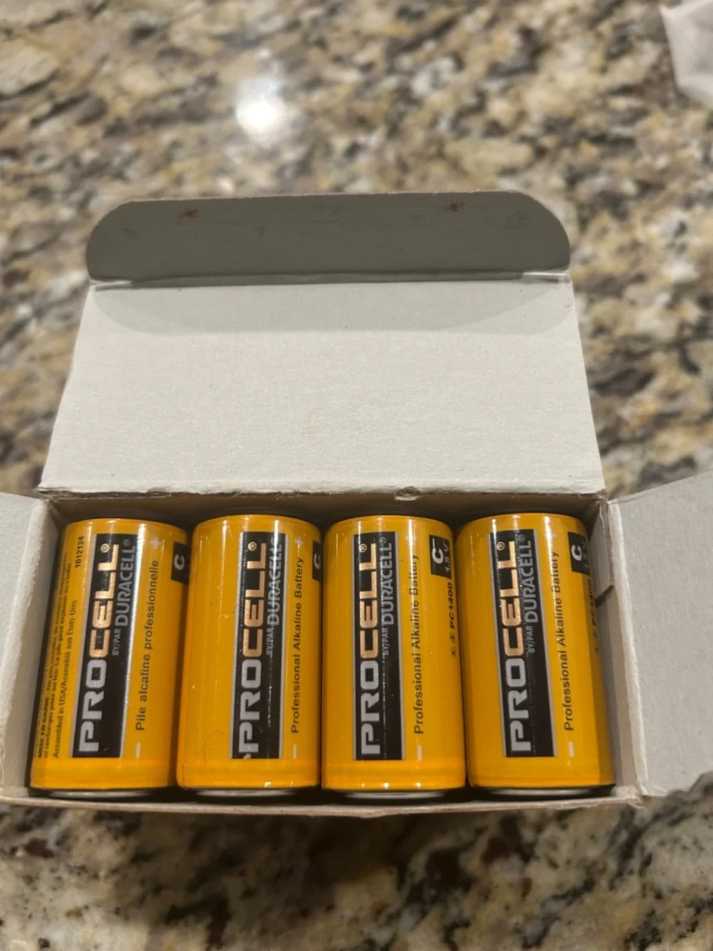 C Size 1.5V Alkaline Batteries - Orange/Black 12 Pack